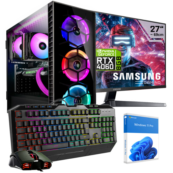 KOMPLETT-SET AMD Ryzen7 5700X mit RTX4060 8GB
